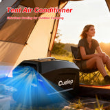 CUELEP Portable Air Conditioner,Fast Cooling with Dehumidifier,110V AC(ONLY), 5200 BTUs(1500W) with 24 Hour Timer for Camping Tent,RV, Car,Truck,Boat,Van and Fishing,Outdoor Indoor or Home Use