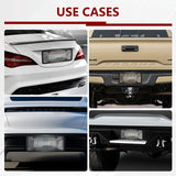 2PCS Clear License Plate Covers and Frames, Personalized License Plate Frame with Screws Screw Caps Washers, Rust-Proof Auto LicensePlate Holder, Universal License Protector for Standard US Plates