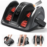 CARESKYpro Shiatsu Foot Massager with Heat, 3-Heating for Circulation and Pain Relief, Deep Kneading Rolling for Calf-Feet-Arm Relaxation, Plantar Fasciitis, Neuropathy