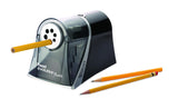 Evolution Axis Heavy Duty Classroom Pencil Sharpener, Black and Silver Westcott