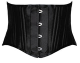 SHAPERX Women's 26 Steel Boned Corset Short Torso Heavy Duty Waist Trainer Corset for Weight Loss, SZ1934-Black-3XL