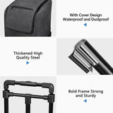 KEDSUM 2 in 1 Grocery Cart on Wheels for Stairs, 60L/300LBS Shopping Carts for Groceries, Stair Climbing Cart, Black
