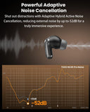 TOZO NC20 Pro Active Noise Cancelling Wireless Earbuds, Smart LCD Screen
