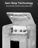 110-Sheet Micro Cut Shredder for Home Office, 6.9 Gallons Bin P-4 High Security Paper Shredder for Credit Card, Staple, Clip