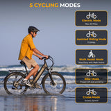 Movcan V80 Electric Bike for Adults - 1000W Motor -28MPH -70 Mile Range