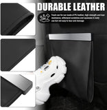 Kexudar Car Trash Can for OMODA O5 2023-2026, Magnetic Auto Waste Bin & Backseat Garbage Holder, Slim Leather Litter Bag, Vehicle Organizer