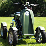 Golf Quad Electric Single Rider Golf Cart by The Golfather, Compact 4 Wheel Revolutionary Folding Design