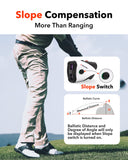 REDTIGER Golf Rangefinder with Slope, 1200 Yards Laser Range Finder Golfing, 7X Magnification, Flag Pole Locking Vibration