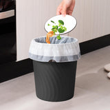 Small Trash Can, 3 Pack 1.8 Gallons Bathroom Trash Can, Slim Waste Basket, Round Garbage Can