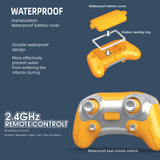 Hylukon Remote-Controlled Motorboat RC Submarine 2.4G Double Propeller Remote Control Boat with Light and Water Spray Function 360° Rotation Electric Boat Summer Teens Water Toys