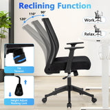 Home Office Chair Ergonomic Desk Chair Mesh Computer Chairs with Armrests Executive Rolling Wheels Swivel Heavy Duty Chairs Office,