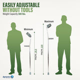Drynarex Forearm Crutches, Tall