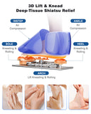 KNQZE Shiatsu Foot Massager with Heat and Remote, 2026 Upgraded Lift-Arch Design, 3D Deep Kneading, Relief for Plantar Fasciitis and Foot Pain, Fits Up to Men Size 14, Ideal Gift for Mom Women Men