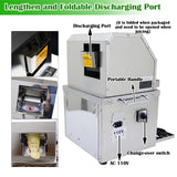 Electric Sugarcane Juicer, Sugar Cane Press Extractor, Stainless Steel 3 Rollers, Detachable Top Cover, Sugarcane Juice Squeezing Machine for Commercial & Home 110V 800W INTBUYING