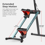 Sunny Health & Fitness Smart Foldable Cardio Stair Stepper, Vertical Climber Exercise Machine for Home Workout, Extended Step Range, 330 lbs. Max Weight, Connection w/Free SunnyFit App – SF-S024035