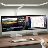 ONEMIX 42" Desk Lamp for Home Office with Base, 1800LM 4-Panel LED Light