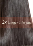 MLIP Human Hair Bundles Straight, Raw Virgin Indian Hair, Full & Natural