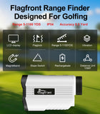Flagfront Golf Rangefinder with Slope, 1100 Yards Laser Range Finder, 6X Magnification with Flag Pole Lock Vibration for Golfing