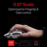 AngryMiao AM Infinity Mouse .97 Wireless White Gaming Mouse 47g Ultra-Light