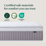 Zinus 13 Inch King Cool Support Hybrid Mattress, Medium Firm Feel