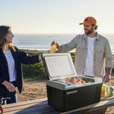 EUHOMY 12 Volt Refrigerator, 19QT(18L) Compressor Electric Cooler APP Control, Car Fridge -4℉~68℉, Portable Refrigerator 12/24V DC 100-240V AC, Portable Freezer for Camping, Travel, Boat