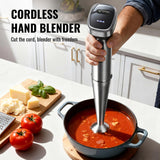 Turelar Cordless Immersion Blender with Rchargeable Battery, Portable Hand Blenders with Adjustable Speed, Hand Held Stick Mixer for Effortless Blending Shakes, Smoothies, Soups, Puree or Baby Food