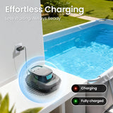 AIPER 2025 Scuba SE Cordless Pool Cleaner with 90-Min Runtime, 1665 GPH Strong Suction, Lightweight, Pool Vacuum for Above Ground Flat Pools up to 860 Sq.ft, Starry Gray & Teal