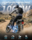 OUXI V8Max Electric Bike for Adults, 20" Electric Dirt Bike with NFC Unlock