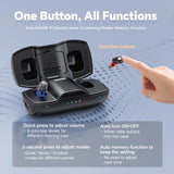 iBstone Nova Hearing Aids for Seniors Adults: Superior Sound Quality - Smart Noise Cancelling - No Feedback - 1.5Hrs Charging for 100Hrs Working - Come with Anti-Lost Lanyard - Over-the-Counter