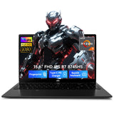 NIMO 15.6 AI-Ready-Laptop, AMD R7-8745HS 8 Core 16GB RAM 1TB SSD (beat R9 7940HS Up to 4.9GHz) 780M-Radeon FHD IPS 100W Fast PD for LLM Prototyping, Data Visualization & Light Gaming, 2-Yr Warranty