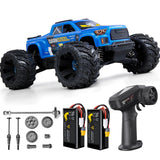 UDIRC 1610PRO Brushless Fast RC Car for Adults, 44+ MPH High Speed RC Truck, 4X4 Off Road All Terrain 2.4Ghz RTR 1:16 Remote Control Car, with 2 Lipo Batteries, Compatible with 3S Lipo