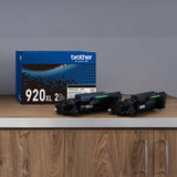 High-Yield Black Toner Cartridge 2-Pack for Professional Business Laser Printers
