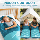 Flantree Sleeping Bag 4 Seasons Adults & Kids for Camping Hiking Trips Warm Cool Weather,Lightweight and Waterproof with Compression Bag,Indoors Outdoors Activities