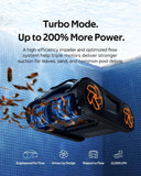 iGarden Robotic Pool Cleaner, 6.5H Runtime Cordless Pool Vacuum, Dual Filtration, Turbo Mode, Smart Navigation, Touchscreen Control, for Inground & Above-Ground Pools, Obsidian