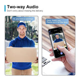FMDARJXWHCP Smart Video Doorbell Camera Wireless, 1080P HD with Night Vision(Doorbell B)