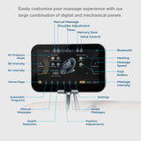 Titan eCabin 3D l Full Body Massage Chair l Shiatsu Recliner l Health Detection l SL Track l 2 Stage Zero Gravity Reclining l Automatic Massage Programs l Touchscreen Controller (Black)