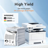 W9210MC W9211MC W9212MC W9213MC Toner Cartridge Set 4-Pack High Yield Replacement Compatible with HP LaserJet MFP E78323 E78325 E78330 E78330dn E78325dn E78323dn Printer Ink Black Cyan Magenta Yellow