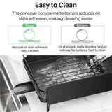 SNTD Dish Drying Rack - Large Dish Racks for Kitchen Counter, Expandable Dish Drainers with Cutlery Holder Stainless Steel Rustproof, Black