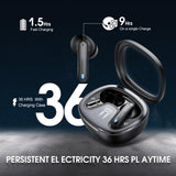 Wireless Earbuds, Bluetooth 5.4 Headphones HiFi Stereo Bass Ear Buds in Ear