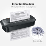 Paper Shredder for Home Use, 8-Sheet StripCut Home Office Shredder, CD/Credit Card Shredder Machine with Overheat Protection, 3.4 Gallons Wastebasket bonsaii