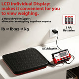 GRAM PRES Digital Physician Scale, Medical Floor Scale for Body Weight, 660 lb Limit, Professional Weight Scale with Stainless Steel Platform