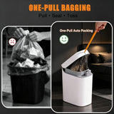Automatic Bathroom Trash Can with Lid, 3.5 Gallon Motion Sensor Trash Can