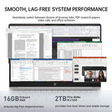 HP OmniBook 14" 2K Touchscreen Next Gen AI Laptop, 16GB RAM, 2TB SSD