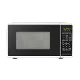 Mainstays 0.7 Cu Ft Countertop Microwave Oven, 700 Watts Compact Microwave with LED Display, 10 Power Levels & 6 Quick-Set Menus Child Safety Lock & Timer Small Microwave for Dorm, Office, Kitchen