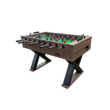 KICK Dominator 55" Foosball Table (Brown) – Professional Full-Size Indoor Game Table