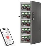 120 Key Lock Box Smart Key Organier Cabinet with Keypad & App for Office