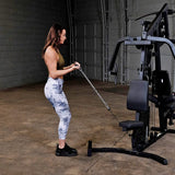 Body-Solid (EXM2500B/310) Multi-Station Home Gym Machine, Arm & Leg Strength Training Functional Exercise Workout Station, 310lbs. Black Weight Stack Without Leg Press Body-Solid