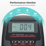 Sunny Health & Fitness Smart Heavy-Duty Elliptical Exercise Machine, 330LB Load Full Body Cardio Cross Trainer for Senior, Home Training Equipment + Arm/Leg Exerciser, Free SunnyFit App Bluetooth Link