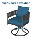 Grand patio Outdoor Dining Chairs Set of 4, 4 Pieces Patio Dining Chairs