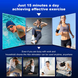 Ab Stimulator Muscle Toner，Abs Muscle Stimulator Abdominal Toning Fitness Belt for Men and Women Black